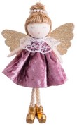 Ornament de Crăciun din material textil 14 cm Angel – Casa Selección