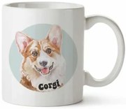 Bohemia Gifts Cană ceramică - Corgi, 350 ml
