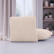 Huse super elastice RUBINIA smântânii feţe de pernă 2 buc (40 x 40 cm)