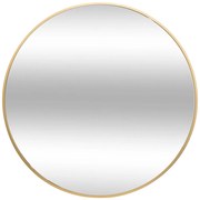 Oglindă metalică Alice diametru 70 cm ASR -auriu