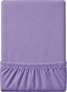 Cearsaf din material Jersey EXCLUSIVE cu elastic violet deschis 160x200-cm