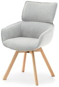 Scaun Doris (gri + stejar). Promo -8%. 1111033