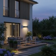 Ideal lux - Aplica perete exterior 2xE27/60W/230V negru