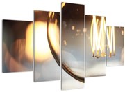 Tablou cu becul aprins (150x105 cm)