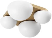 Redo 01-4332 - Plafonieră LED LUMIEN, 4 x LED, 26 W, 230 V, 2700/3000 K, CRI 90, auriu