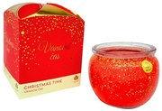 Lumânare Arome în sticlă și cutie de flori,Crăciun, 90 g