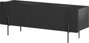 Dulap TV Malmi 150 cm - negru mat / picioare negre
