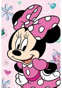 Pătură pentru copii Jerry Fabrics Minnie Flowers 02, 100 x 150 cm