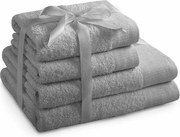 Restilo Set de prosoape Amari gri  deschis, 2 buc. 50 x 100 cm, 2 buc. 70 x 140 cm