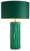 Veioza, Lampa de masa LUX, Ceramica, Verde, Amarello