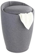 WENKO 22448100 - Taburet CANDY 36 x 50,5 cm, gri/negru
