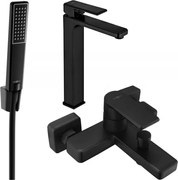 Mexen Mino R72 set pentru cadă, negru - 72413R72-70