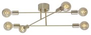 Cottex P7216BM - Lustră aplicată BATON, 6xE27/60W/230V, alamă