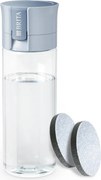 Sticlă filtrantă pentru apă Brita Fill & Go Vital, 600 ml, filtre MicroDisc, fără BPA, albastru deschis