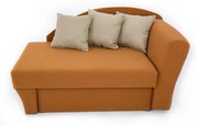 Canapea extensibila Camelia 150x78x80 cm Portocaliu