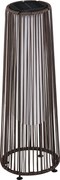 Outsunny Lanternă Solară de Grădină cu Panou de Încărcare, Lampă solară de Exterior din Metal și Ratan, Ø21.5x61 cm, Maro | Aosom Romania