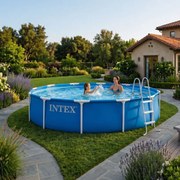 INTEX 28210ND – piscină de grădină cu cadru rotund 366 x 76 cm