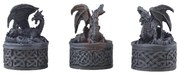 Set trei cutiute de bijuterii Comoara Dragonului 9cm