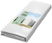 Outsunny Folie pentru Seră cu 12 Ferestre, Ușă Rulabilă și Margini Îngropate, 3x2x2 m, Alb | Aosom Romania