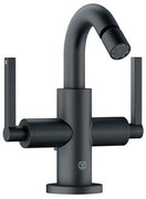 Baterie bideu Kludi Nova Fonte Puristic dubla comanda negru mat