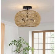 Quoizel QZ-CASABLANCA-3SF-PBZ - Plafonieră CASABLANCA, 3x E27/60W/230V