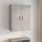 vidaXL Dulap de perete suspendat, gri beton, 69,5x34x90 cm