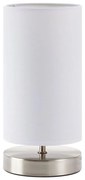 Brilliant - Lampă de masă CLARIE 1xE14/40W/230V crom mat/alb