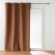 Draperie maro din catifea 140x260 cm Olympe – douceur d'intérieur