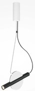 Pendul LED design modern Enigma alb