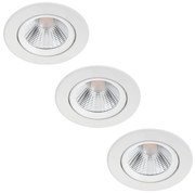 SET 3x plafonieră LED încastrată DIVE LED/5,5W/230V 2700K Philips