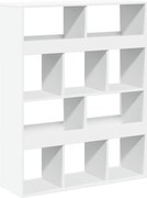 vidaXL Separator de cameră, alb, 100x33x125,5 cm, lemn prelucrat