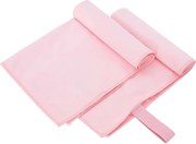 vidaXL Prosoape Sport 2 pcs Roz 50 x 30 cm Poliester și poliamidă