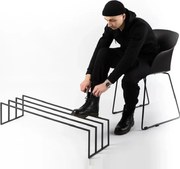 Pantofar hol, V43,100X25X25 cm, negru