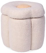 Taburet Childhome FLOWER d. 35 cm crem