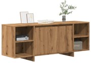 vidaXL Comodă TV, stejar artizanal, 130x35x50 cm, lemn prelucrat