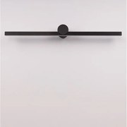 Aplica de perete LED pentru oglinda baie IP54 BREGGO negru, 81cm