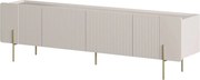 Dulap TV Malmi 200 cm - cașmir / picioare aurii