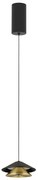 Pendul LED modern 7W BLACK-BRUSHED GOLD ZB-25347