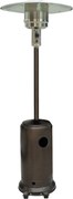 Încălzitor de terasă pe gaz cu regulator și husă de protecție, bronz