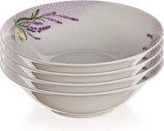 BANQUET Set boluri din porţelan LAVANDĂ, 4 buc