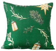 Husa de perna din microfibra GREEN CHRISTMAS 45x45 cm, verde