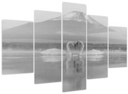 Tablou - Lebede îndrăgostite (150x105 cm)