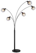 Lampadar, lampa de podea design modern Seymour negru