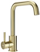 Mexen Modena bateria de bucătărie, aurie periată - 671900-55