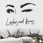 Sticker perete Salon Eyelashes 1