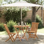 vidaXL Set de dining pentru grădină 2 pcs Maro Lemn masiv de tec