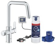 Baterie de bucatarie Grohe Blue Pure Start, filtrare apa, pipa inalta, 3000 l filtru inclus, crom - 30594000