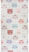 Covor pentru copii fildeș lavabil 80x150 cm Cute Animals – Vitaus