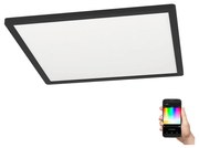 Plafonieră LED RGBW dimabilă ROVITO-Z LED/16,5W/230V negru Eglo 900094