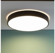 Brilliant - Plafonieră dimerizabilă LED SLIMLINE, 60W/230V, Ø 49 cm, neagră + telecomandă